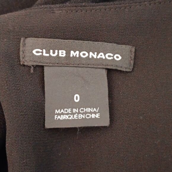 Club Monaco Black Sleeveless Top with Lace Bra for Underneath - Picture 12 of 13